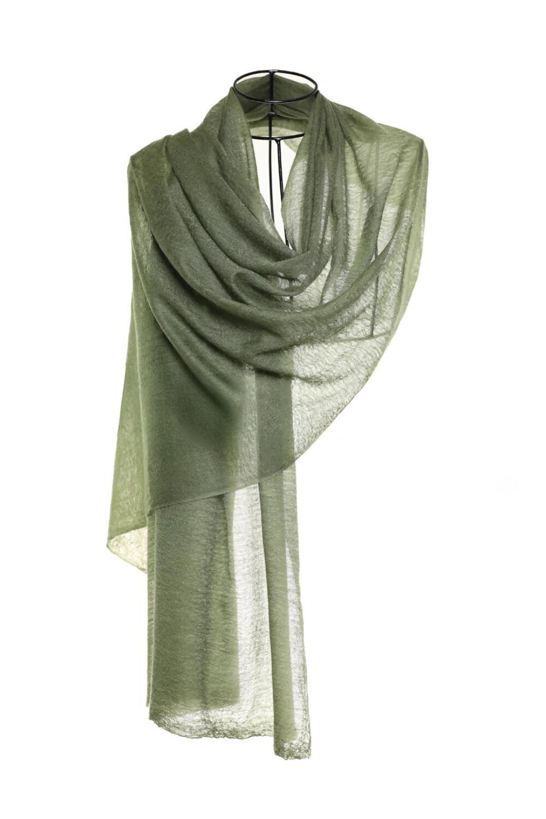 Simply Sparge Micro Baby Cashmere Stole - Green