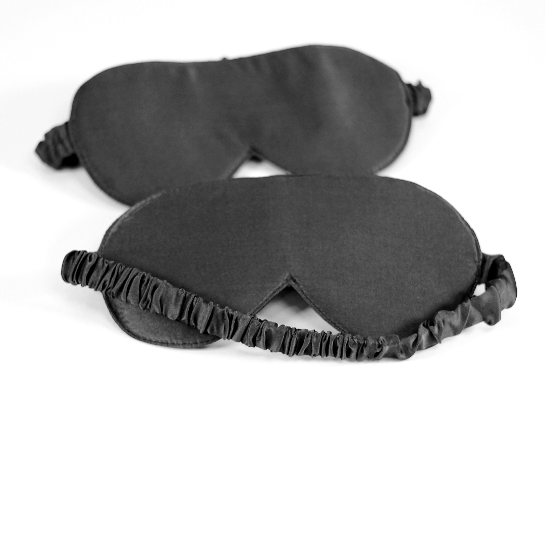 Pure Mulberry Silk Sleeping Mask -Anthracite