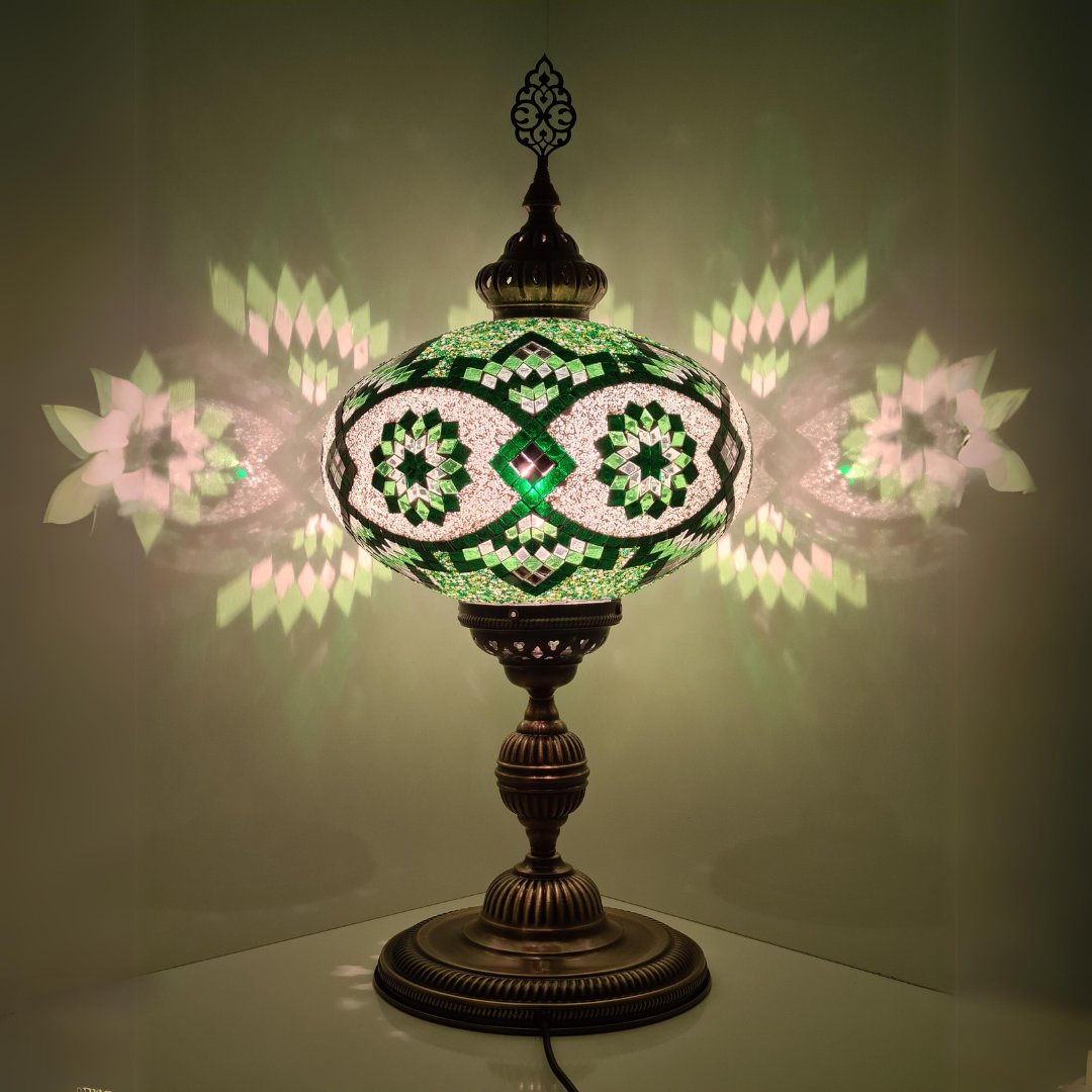 XLarge Table Lamp Turkish Mosaic Glass