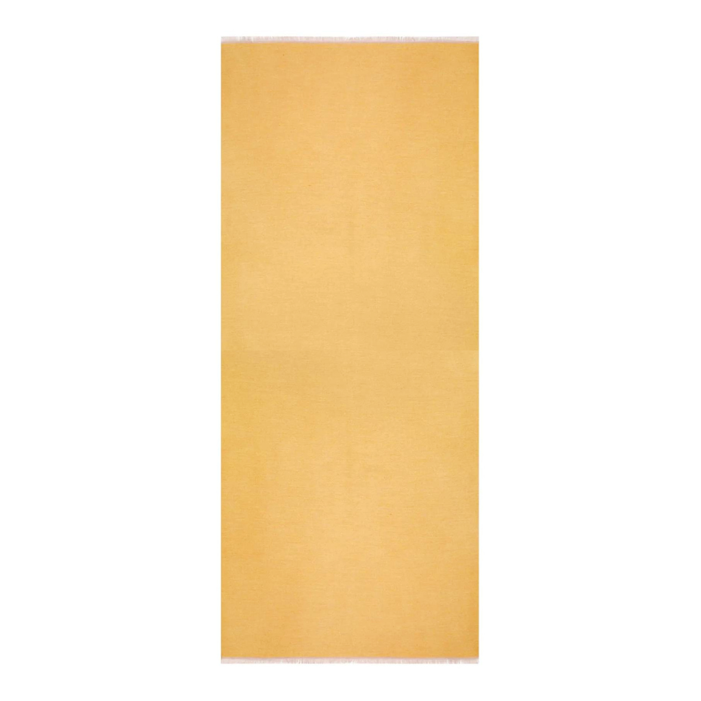 Reversible Mo-shmere Color Block Shawl - Mustard | Light Gray
