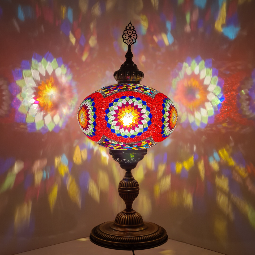 XLarge Table Lamp Turkish Mosaic Glass