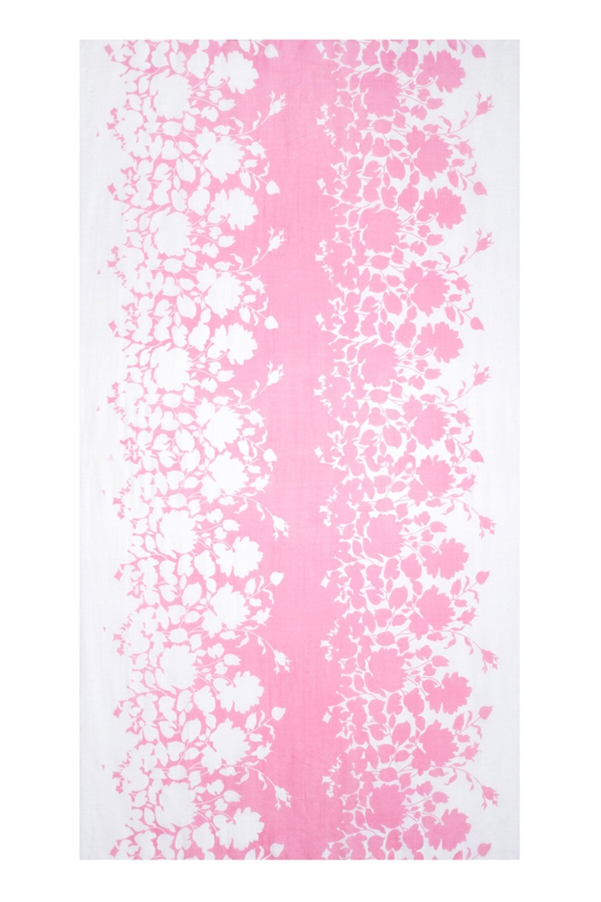 Rosa Abstract Sheer Lightweight Modal Floral Scarf - Pink Ivory