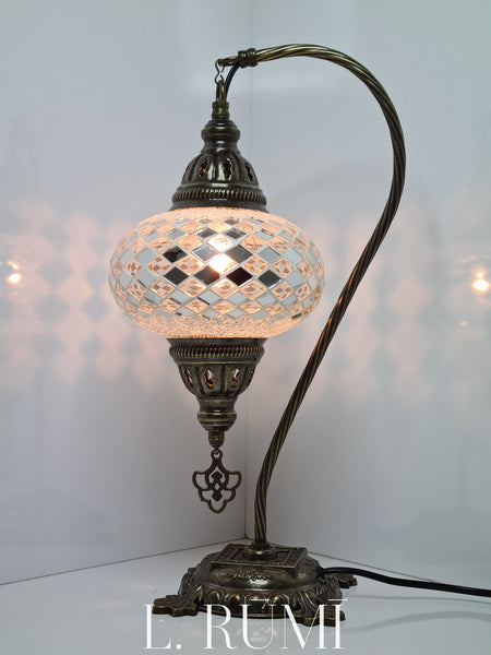 Medium Mosaic Turkish Lamp - Swan Bend Medium