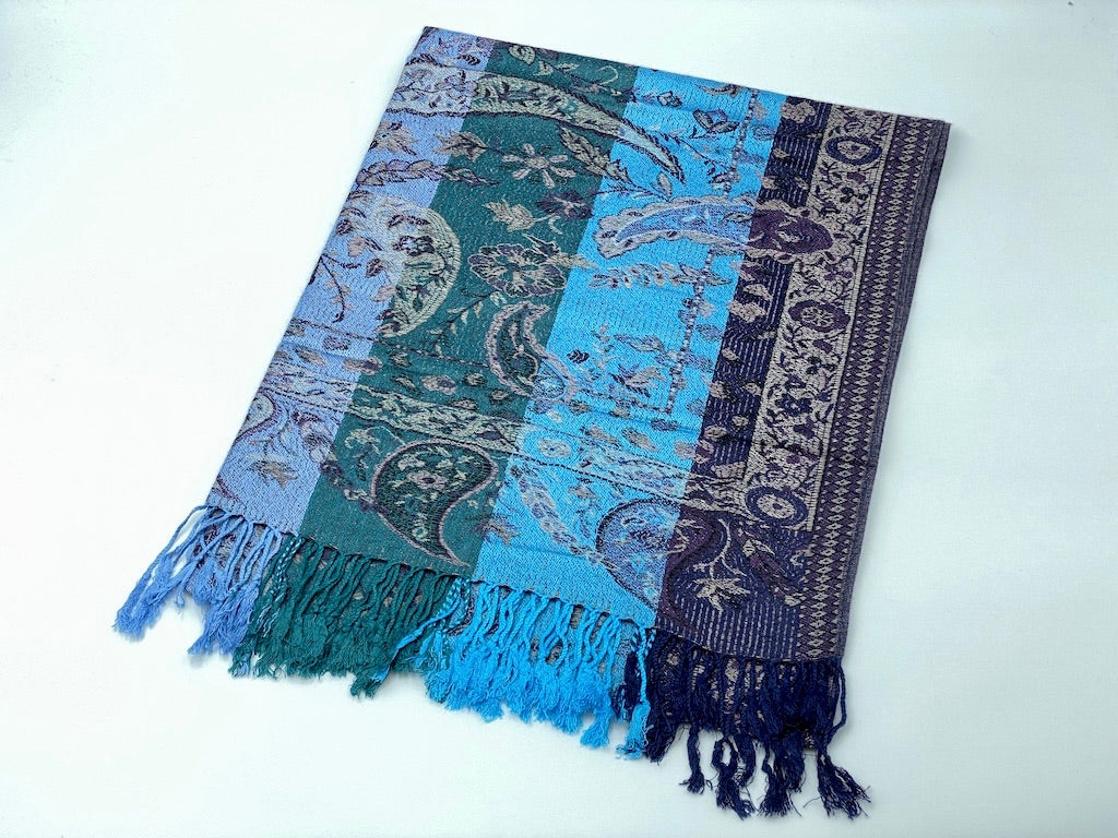 Striped Lines Colorful Modal Shawls - Multiple Variants