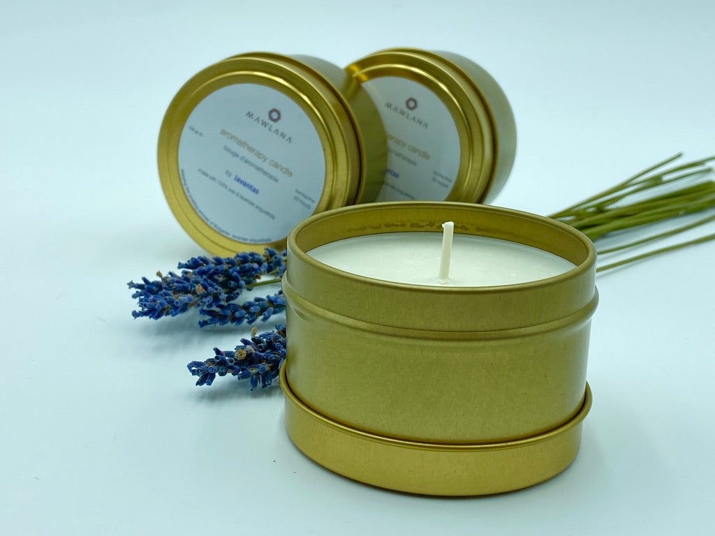Aromatherapy Lavender Wax Candle- Simply Pure Lavender 150 gr