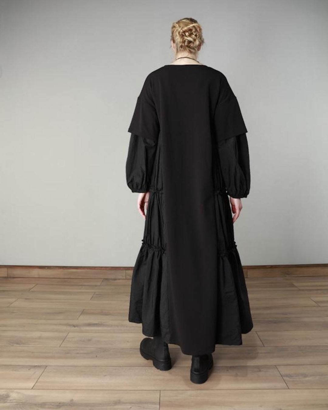 Avant-Garde Dress Design 22498 - Black