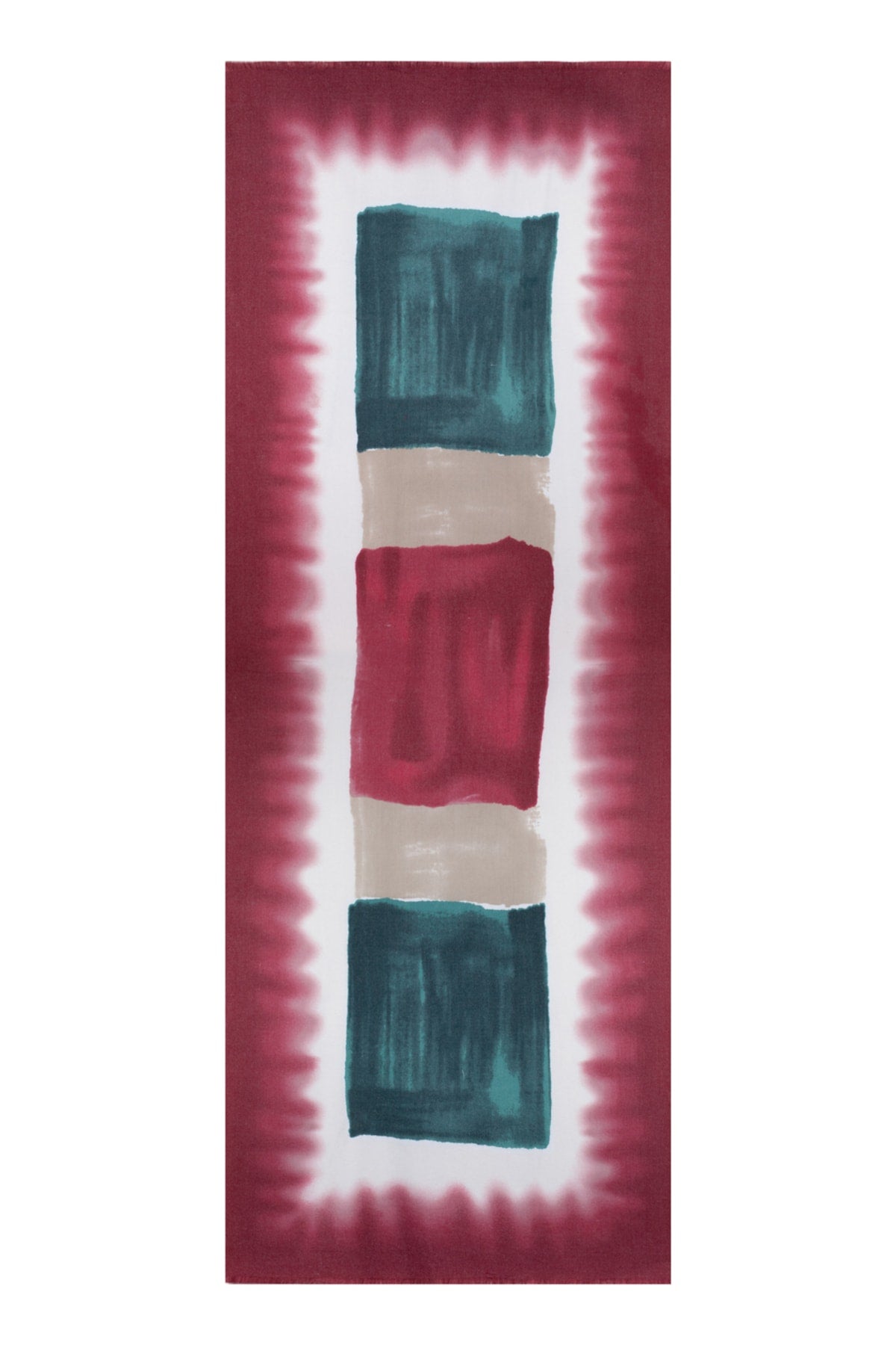 Ombre Painting Brush Strokes Scarf