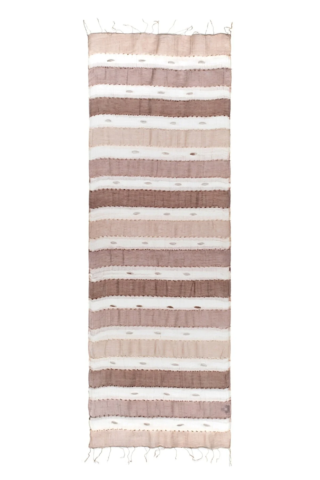 Silk Organza Sheer Multi Colors - Beige Taupe Sepia