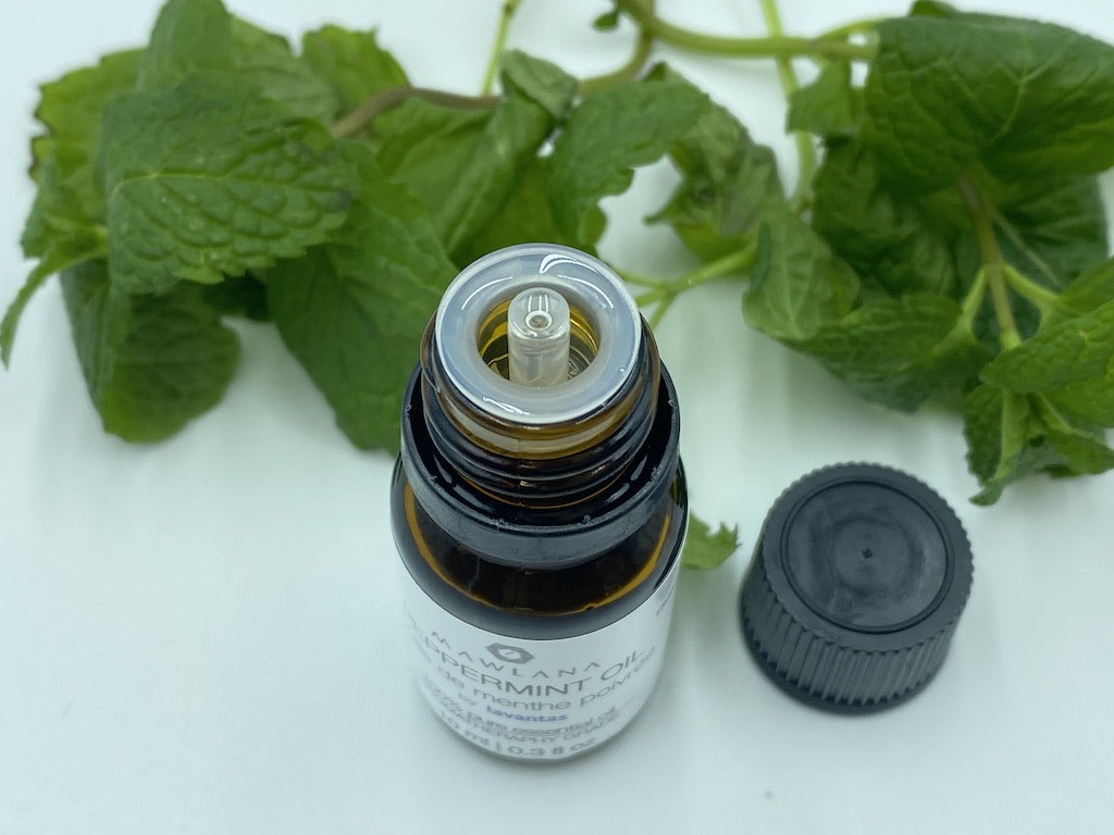 BIO Peppermint Essential Oil Bottle- Pure Peppermint Essential Oil Aromatherapy Grade