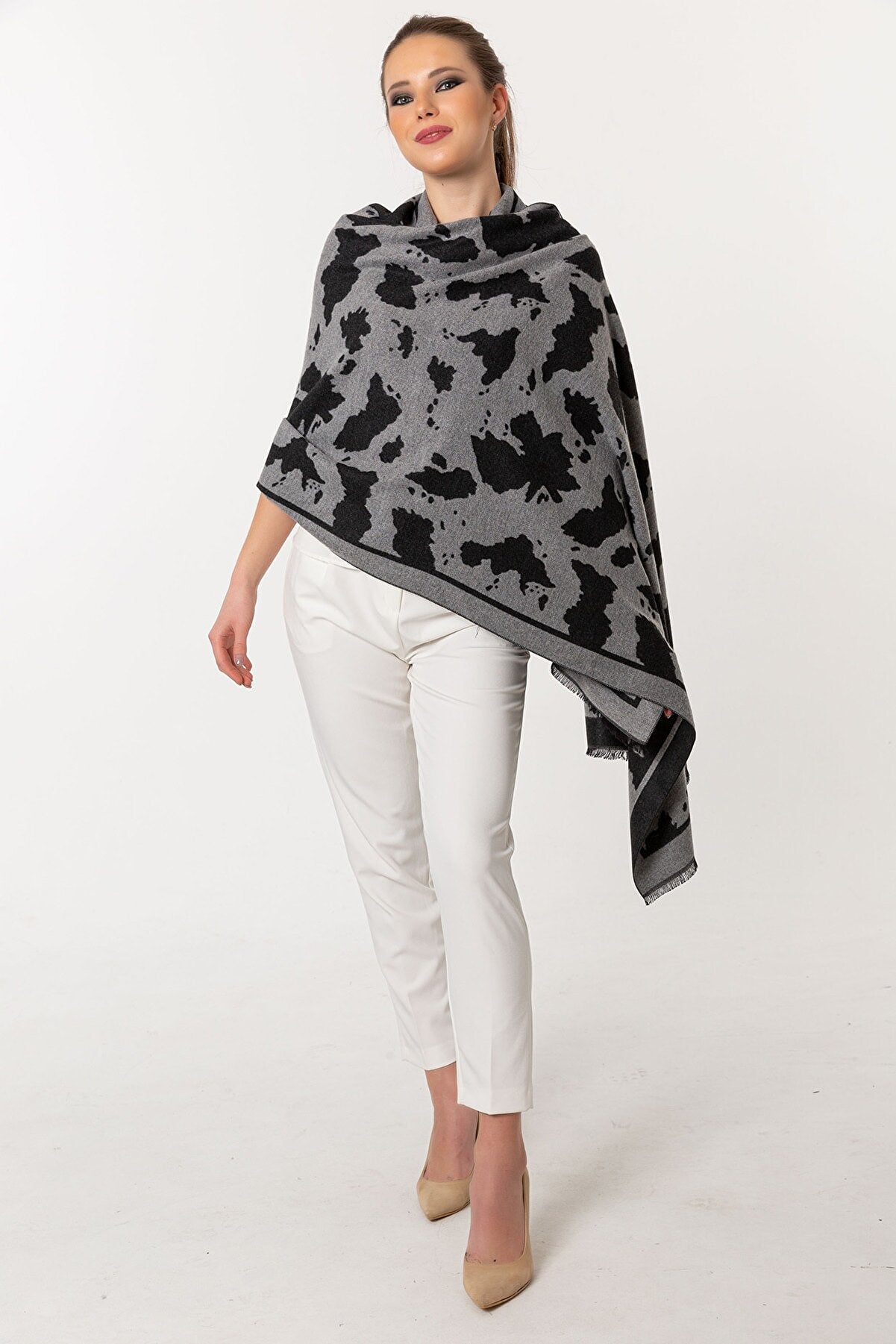 Army Print Reversible Mo-shmere Scarves