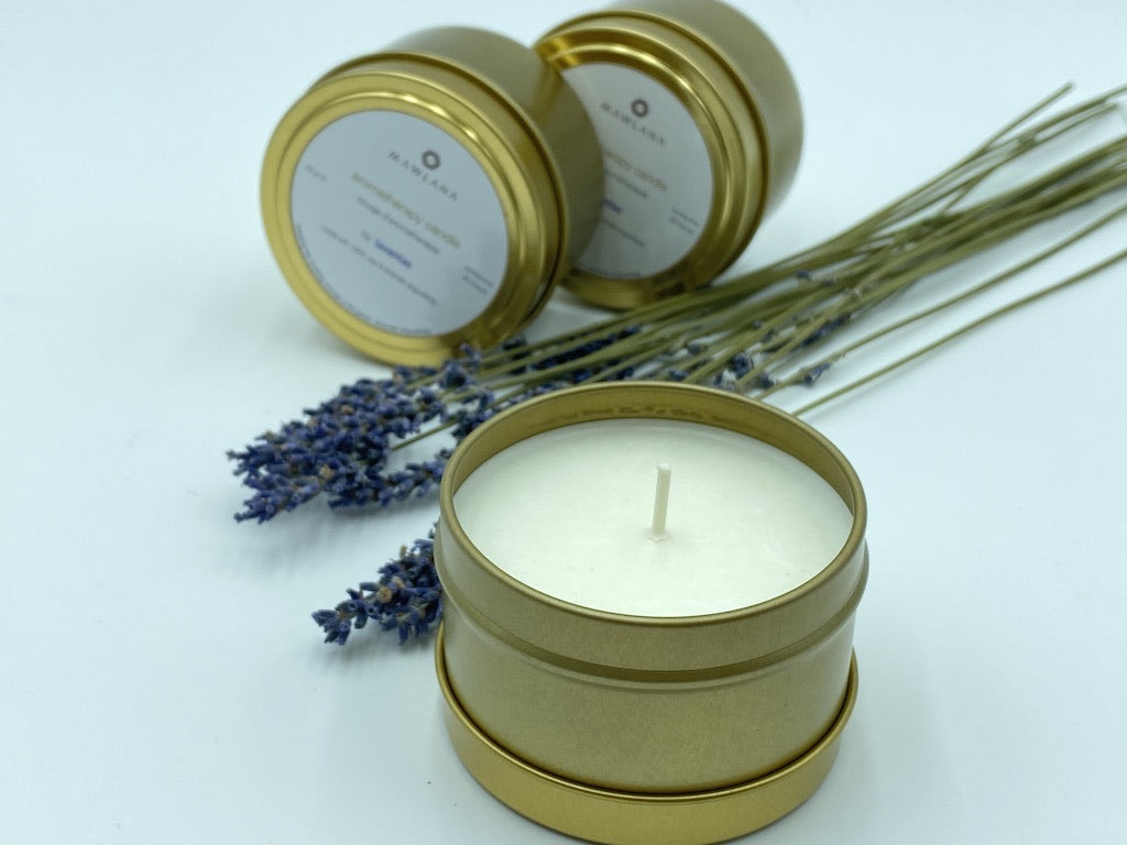 Aromatherapy Lavender Wax Candle- Simply Pure Lavender 150 gr