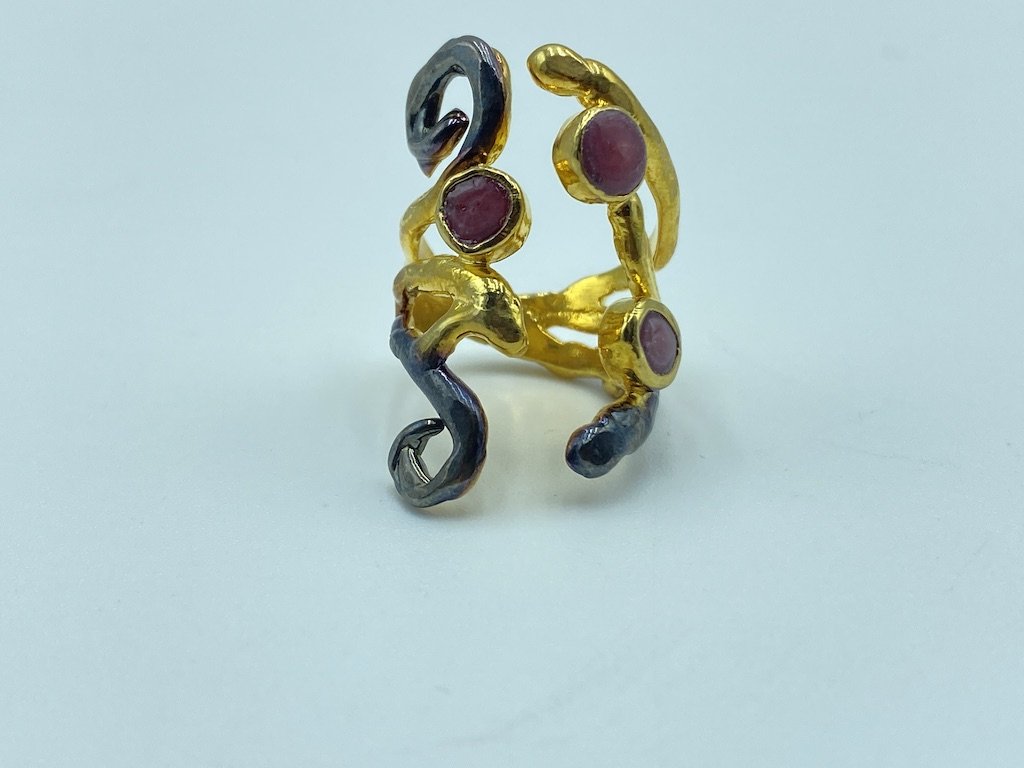Branching Byzantine Medium Rings - Garnet