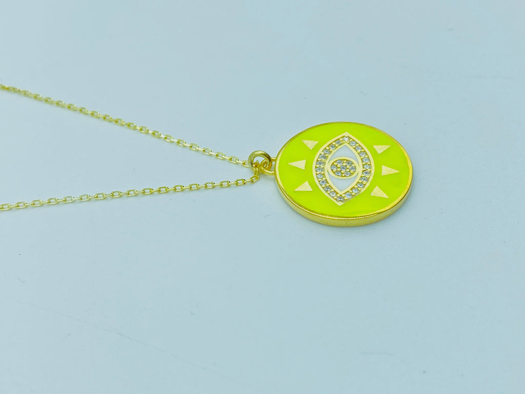 Evil Eye Modern Jewelry - Necklaces Electric Colors