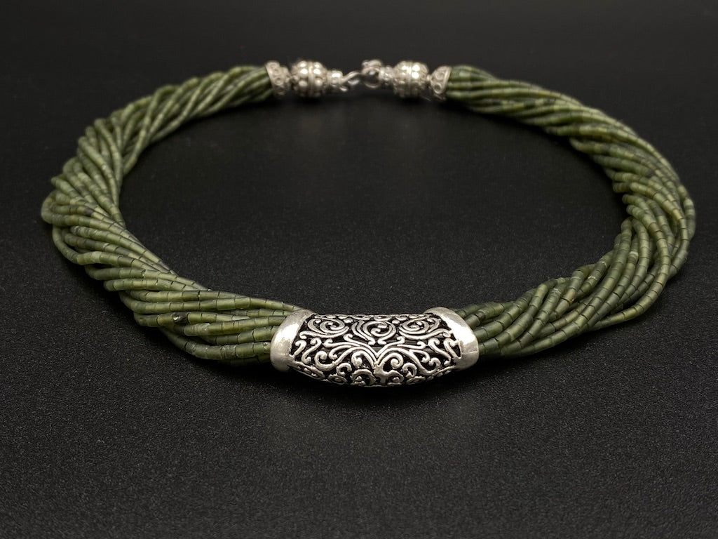 Handmade Aleppo Antique Necklaces - Jade Moon Cross