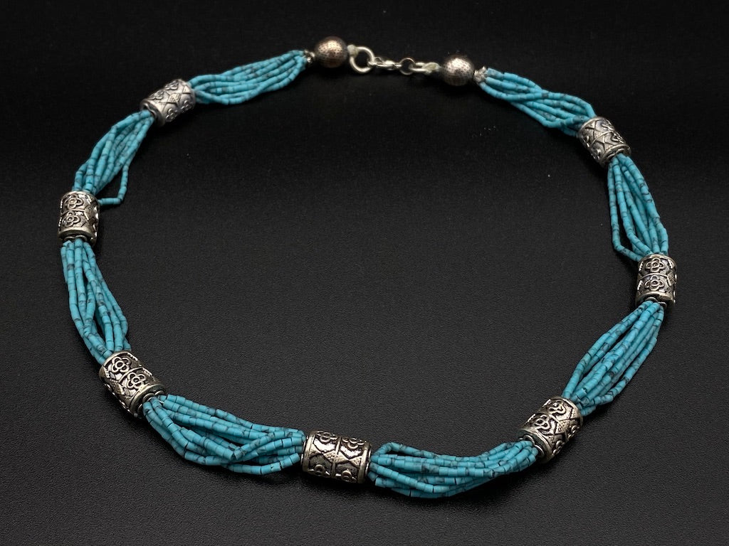 Handmade Aleppo Antique Necklaces -Byzantine Turquoise Beads