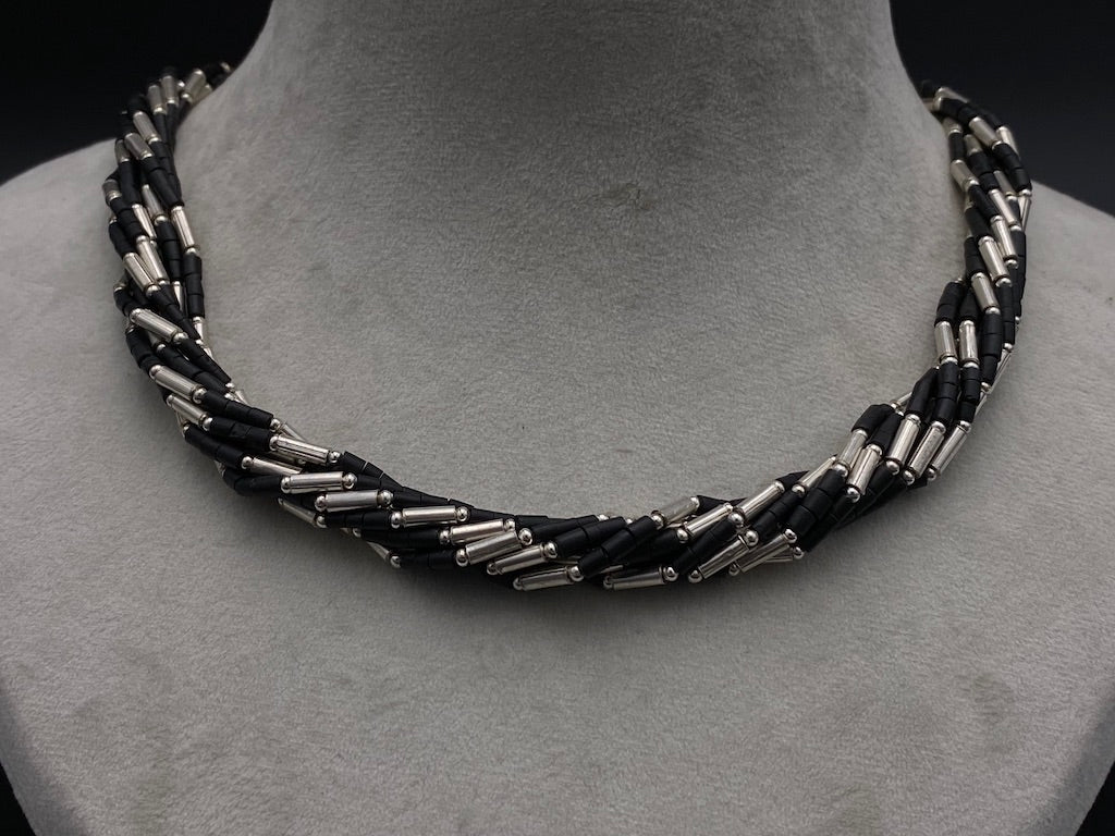 Handmade Aleppo Antique Necklaces - Onyx Silver Elegance