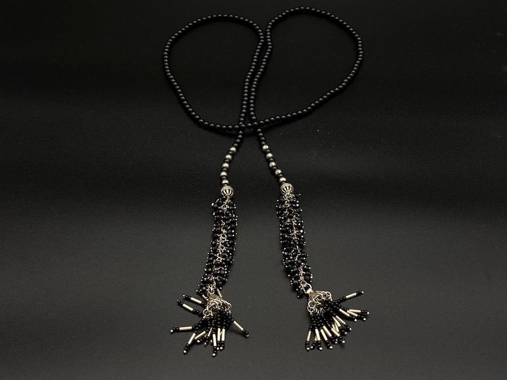 Handmade Aleppo Antique Necklaces - Onyx Byzantine tie