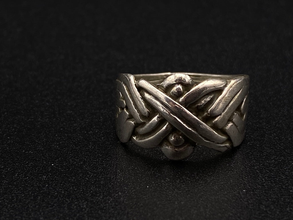 Light Handmade Aleppo Antique Rings  - Light Knot