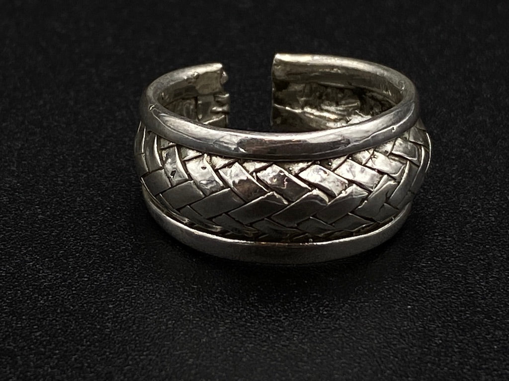 Light Handmade Aleppo Antique Rings  - Armour Simple Open