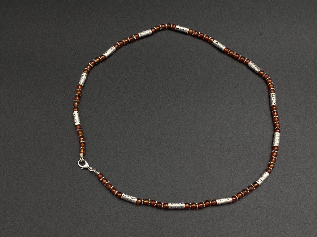 Handmade Aleppo Antique Necklaces - Alphabet 5 Gems Necklace