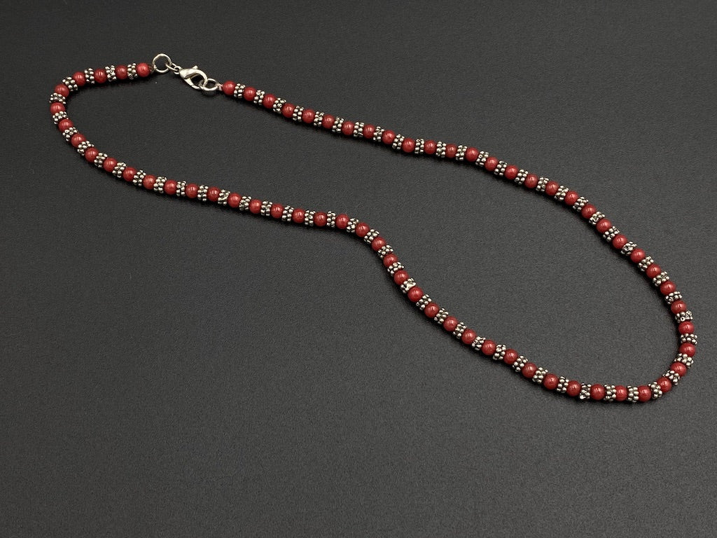 Handmade Aleppo Antique Necklaces - Gem Beads Small Flower