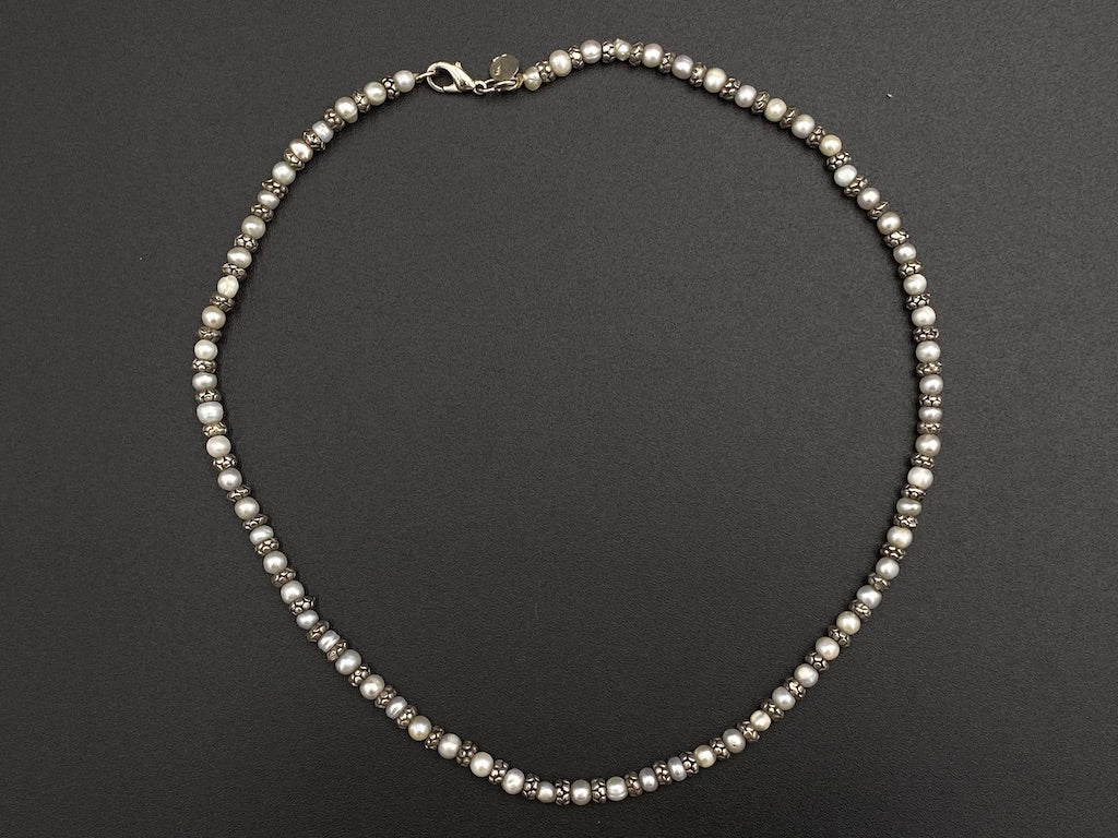 Handmade Aleppo Antique Necklaces - Gem Beads Small Flower