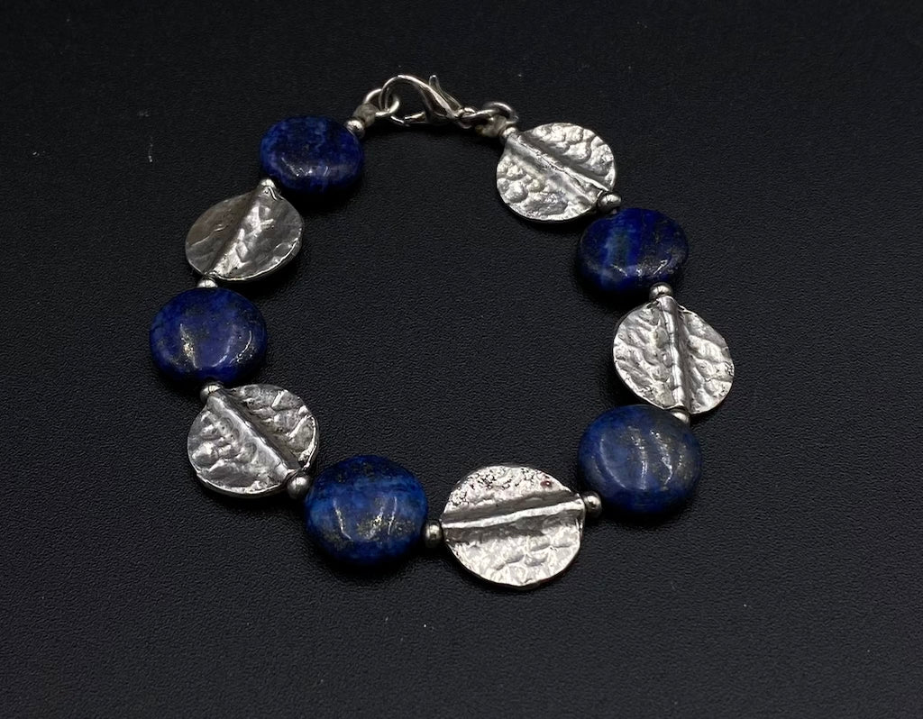 Handmade Aleppo Antique Bracelets - Assorted Medium Silver & Stones Bracelets