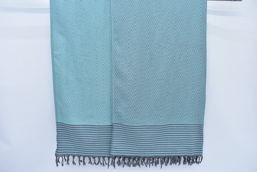 Organic Turkish Cotton Blanket - Beach or Bed - Multiple Colors