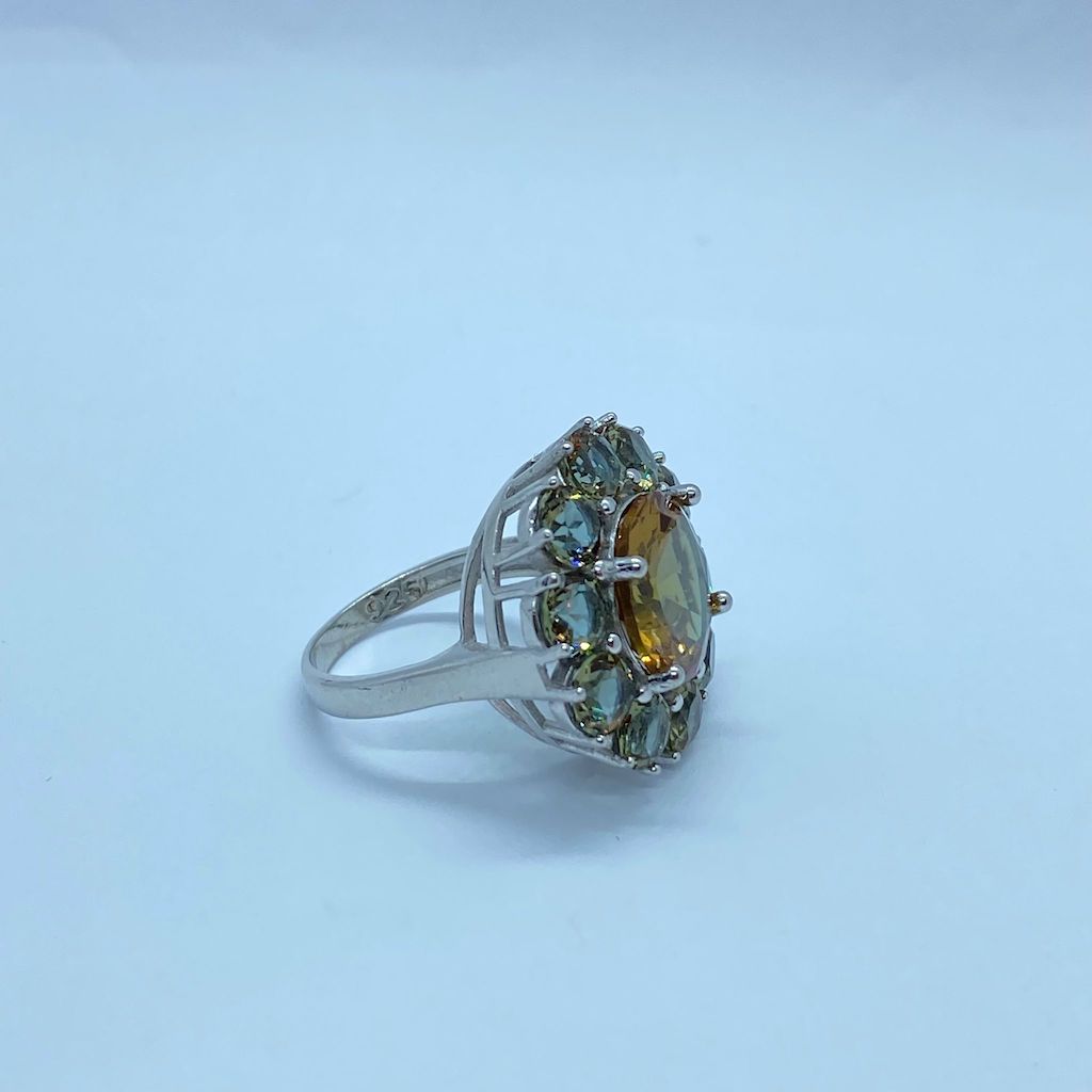 Crowned Ring Zultanite Sterling Silver Ring